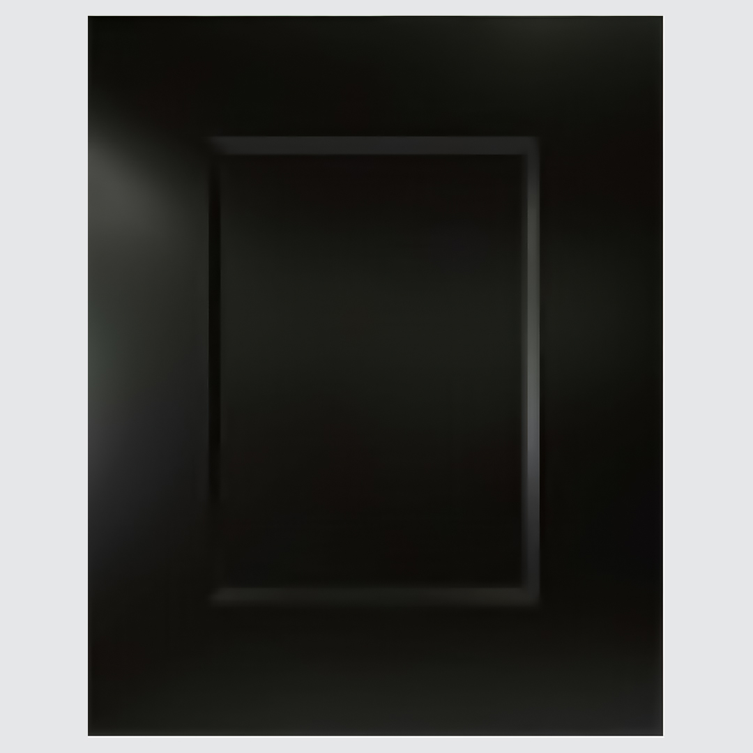 Matte Black Shaker Cabinet