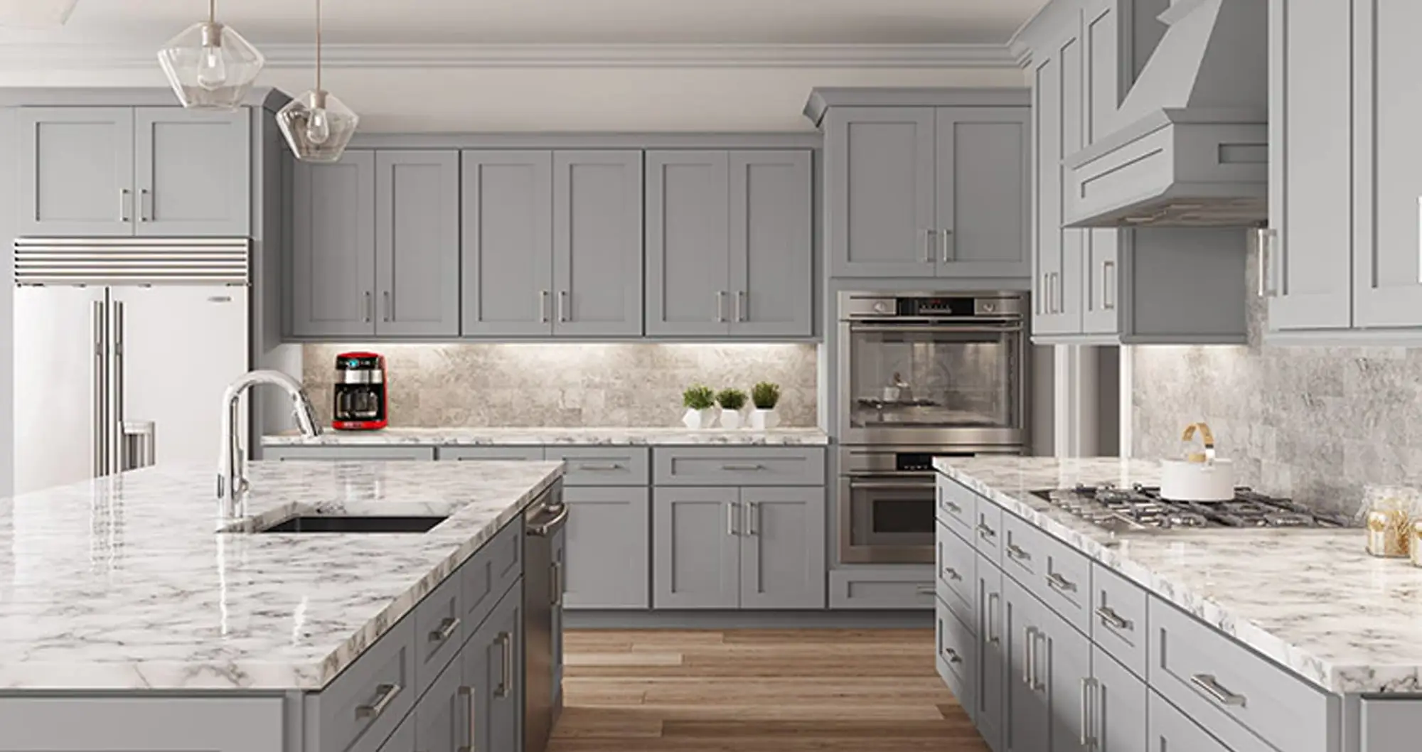 Gray Shaker Kitchen Cabinets Wholesale