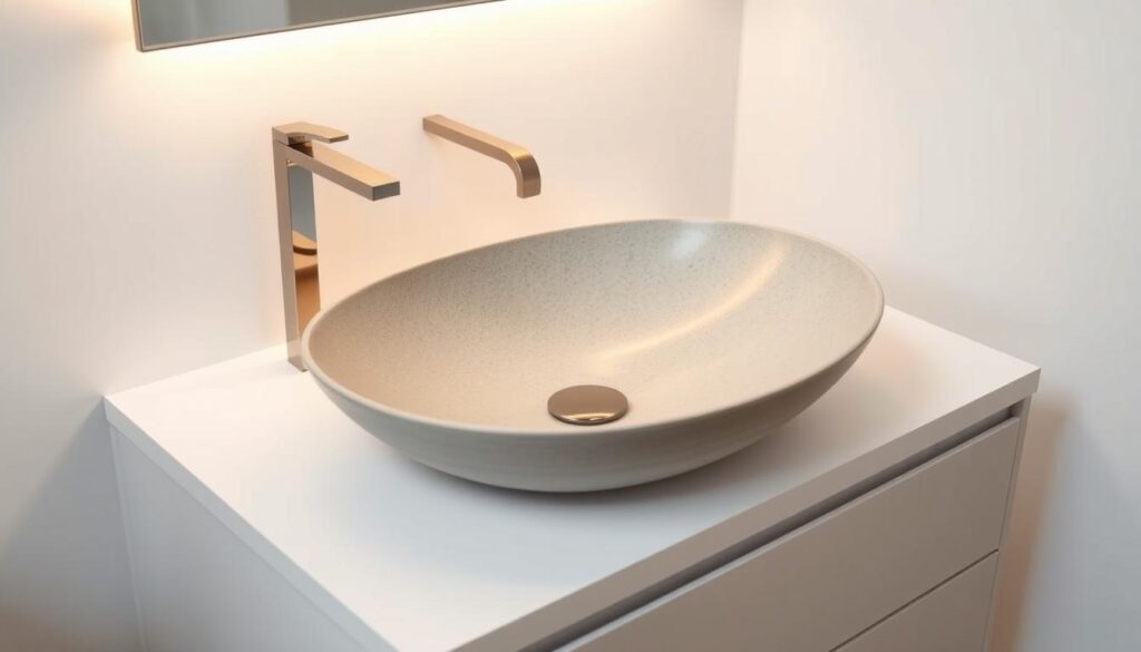 stone resin bathroom sink