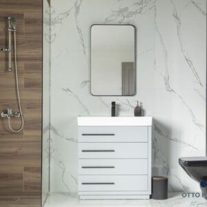 Adora 32" Light Gray Bathroom Cabinet