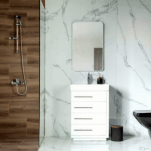 Adora 24" White Bathroom Cabinet