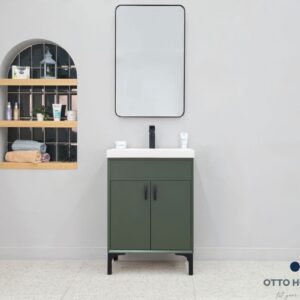Sempre Pine Green 24" Bathroom Cabinet