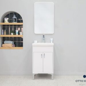 Sempre White 20" Bathroom Cabinet