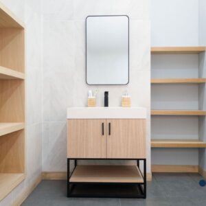 Solana Natural Oak 30" Bathroom Cabinet