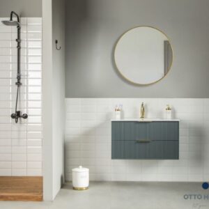 Sorrento 24″ Forest Green Bathroom Cabinet
