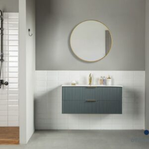 Sorrento 36″ Forest Green Bathroom Cabinet