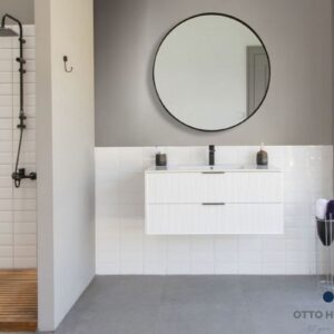 Sorrento 36″ White Bathroom Cabinet