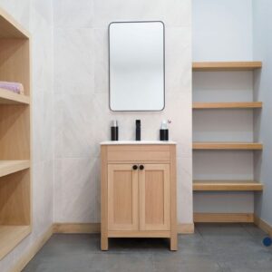 Aria Natural OAK 24" Bathroom Cabinet