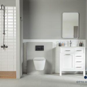 Fawna 30" White Bathroom Cabinet