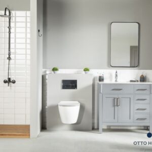 Fawna 36" Gray Bathroom Cabinet