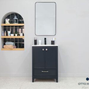 Frame Dark Gray 24″ Bathroom Cabinet