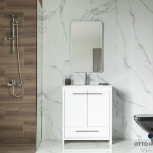 Arte 30" White Bathroom Cabinet