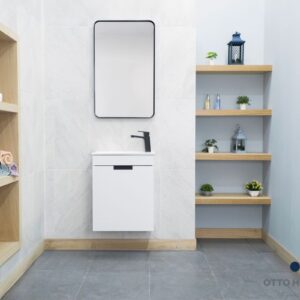 Luca White 20" Bathroom Cabinet